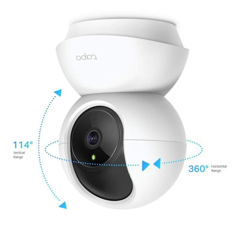 Tapo TP-Link C200 360° 2MP 1080p Full HD Pan/Tilt Home Security Wi-Fi Smart Camera| Alexa Enabled| 2-Way Audio| Night Vision| Motion Detection| Sound and Light Alarm| Indoor CCTV White Tapo TP-Link C200 360° 2MP 1080p Full HD Pan/Tilt Home Security Wi-Fi Smart Camera| Alexa Enabled| 2-Way Audio| Night Vision| Motion Detection| Sound and Light Alarm| Indoor CCTV White