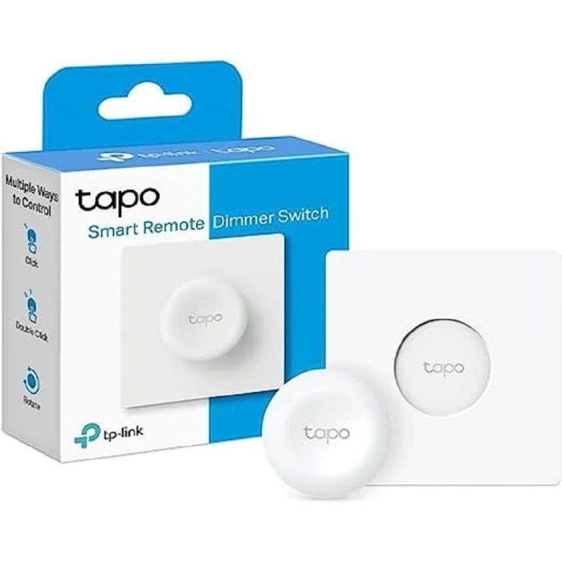 Tp-Link Tapo S200D Smart Remote Dimmer Switch, Multiple Ways Control, Real-Time Notifications, No Wire Required, Battery Included, Tapo Hub Required Sold Separately, Easy Setup And Use Tp-Link Tapo S200D Smart Remote Dimmer Switch, Multiple Ways Control, Real-Time Notifications, No Wire Required, Battery Included, Tapo Hub Required Sold Separately, Easy Setup And Use