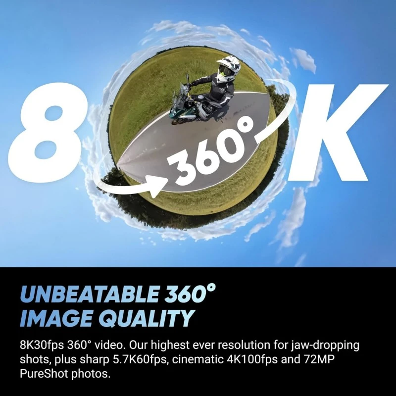 insta360 X4-8K Waterproof 360 Optical Zoom Action Camera, 4K Wide-Angle Video, Removable Lens Guards, 135 Min Battery Life, Ai Editing, Stabilization, for Sports, Travel, Outdoor, Black insta360 X4-8K Waterproof 360 Optical Zoom Action Camera, 4K Wide-Angle Video, Removable Lens Guards, 135 Min Battery Life, Ai Editing, Stabilization, for Sports, Travel, Outdoor, Black