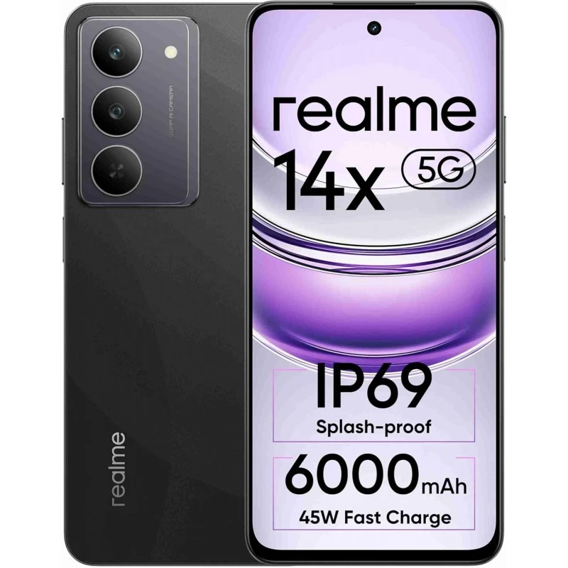 realme 14x 5G (Crystal Black, 8GB RAM, 128GB Storage) realme 14x 5G (Crystal Black, 8GB RAM, 128GB Storage)