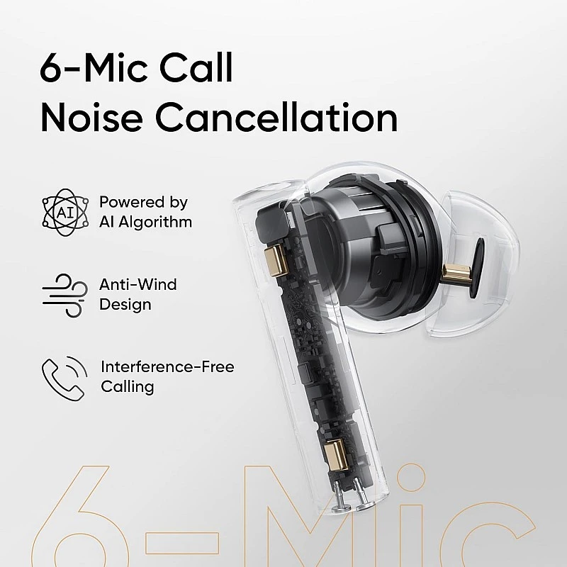 realme Buds Air 6 TWS in Ear Earbuds with 12.4 Mm Deep Bass Driver, 40 Hours Play Time, Fast Charge,50 Db ANC,Lhdc 5.0, 55 Ms Low Latency, Ip55 Dust & Water Resistant, Bluetooth V5.3 (Forrest Green) realme Buds Air 6 TWS in Ear Earbuds with 12.4 Mm Deep Bass Driver, 40 Hours Play Time, Fast Charge,50 Db ANC,Lhdc 5.0, 55 Ms Low Latency, Ip55 Dust & Water Resistant, Bluetooth V5.3 (Forrest Green)