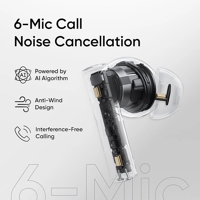 realme Buds Air 6 TWS in Ear Earbuds with 12.4 Mm Deep Bass Driver, 40 Hours Play Time, Fast Charge,50 Db ANC,Lhdc 5.0, 55 Ms Low Latency, Ip55 Dust & Water Resistant, Bluetooth V5.3 (Forrest Green) realme Buds Air 6 TWS in Ear Earbuds with 12.4 Mm Deep Bass Driver, 40 Hours Play Time, Fast Charge,50 Db ANC,Lhdc 5.0, 55 Ms Low Latency, Ip55 Dust & Water Resistant, Bluetooth V5.3 (Forrest Green)