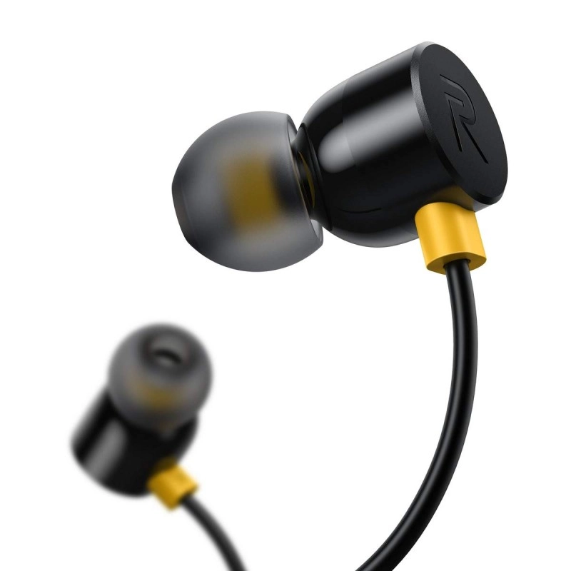 Realme RMA101 Wired in Ear Earphones with Mic Black Realme RMA101 Wired in Ear Earphones with Mic Black