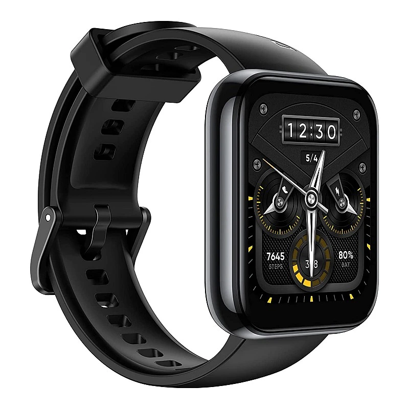 realme Smart Watch 2 Pro 1.75" HD Display and Dual Satellite GPS (Black Strap, Free Size) realme Smart Watch 2 Pro 1.75" HD Display and Dual Satellite GPS (Black Strap, Free Size)