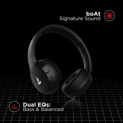 boAt Rockerz 650 with 60 Hours Battery Backup Bluetooth Headset (Active Black, On the Ear) boAt Rockerz 650 with 60 Hours Battery Backup Bluetooth Headset (Active Black, On the Ear)