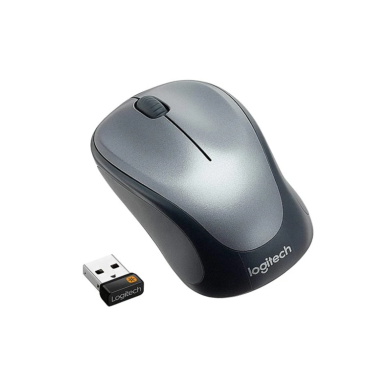 Logitech M235 Wireless Mouse, 2.4 GHz with USB Unifying Receiver, 1000 DPI Optical Tracking (Black/Grey) Logitech M235 Wireless Mouse, 2.4 GHz with USB Unifying Receiver, 1000 DPI Optical Tracking (Black/Grey)