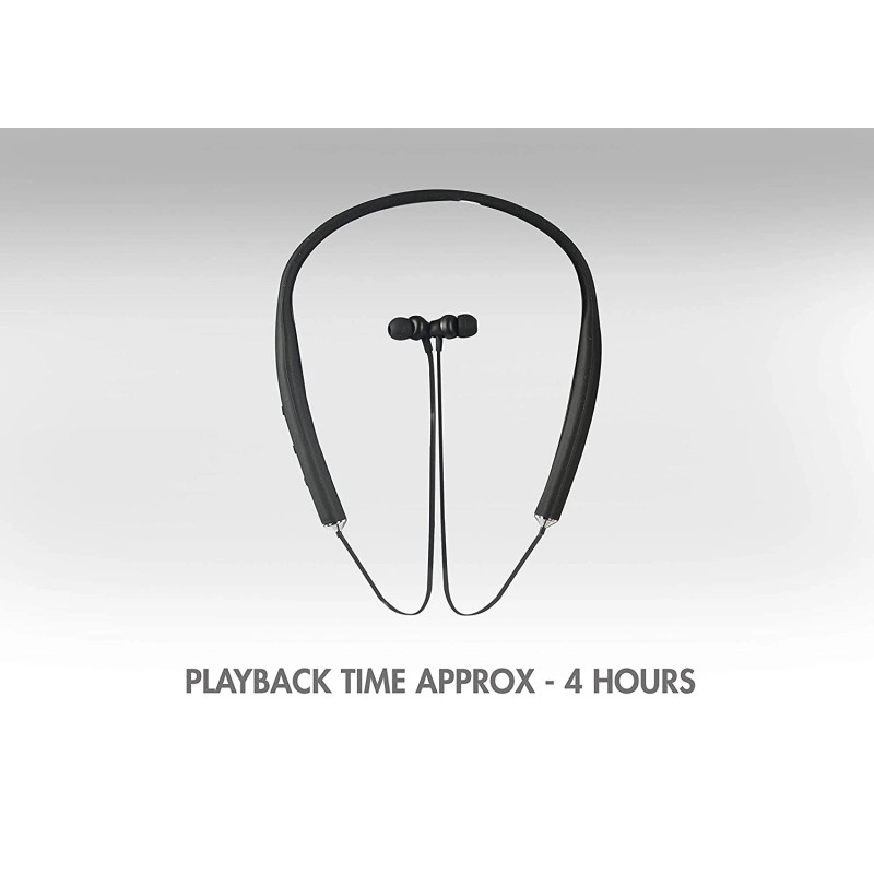 TOSHIBA RZE-BT600E Neckband Bluetooth Earphone Wireless (Black)