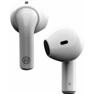  Noise Air Buds Mini with 15 Hours Playtime, Tru Bass Technology, and HyperSync Bluetooth Headset (Pearl White, True Wireless)