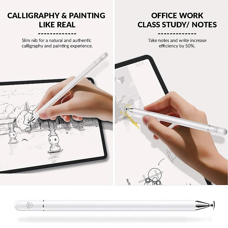 Tukzer Capacitive Stylus Pen for Touch Screens Devices, Fine Point, Lightweight Metal Body Tukzer Capacitive Stylus Pen for Touch Screens Devices, Fine Point, Lightweight Metal Body