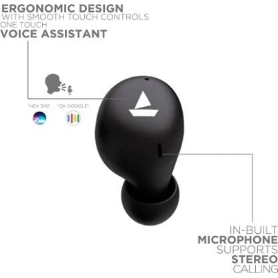 boAt Airdopes 381 Bluetooth Headset (Active Black, True Wireless) boAt Airdopes 381 Bluetooth Headset (Active Black, True Wireless)