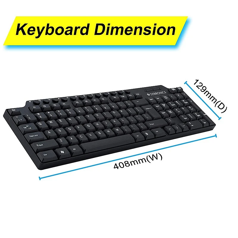 Zebronics ZEB-KM2100 Multimedia USB Keyboard Comes with 114 Keys Including 12 Dedicated Multimedia Keys Zebronics ZEB-KM2100 Multimedia USB Keyboard Comes with 114 Keys Including 12 Dedicated Multimedia Keys