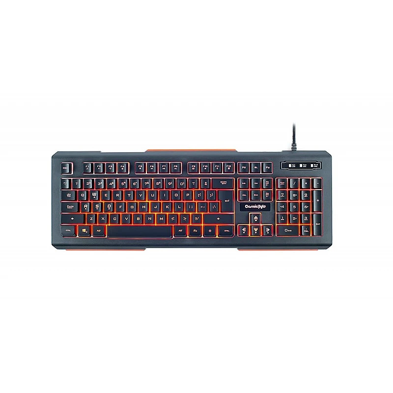 Cosmic Byte CB-GK-02 Corona Wired Gaming Keyboard 7 Color RGB Backlit with Effects Anti-Ghosting Black Refurbished Cosmic Byte CB-GK-02 Corona Wired Gaming Keyboard 7 Color RGB Backlit with Effects Anti-Ghosting Black Refurbished