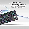 Cosmic Byte CB-GK-18 Firefly RGB Ten-Keyless Keyboard with Outemu Red Switch Black Cosmic Byte CB-GK-18 Firefly RGB Ten-Keyless Keyboard with Outemu Red Switch Black