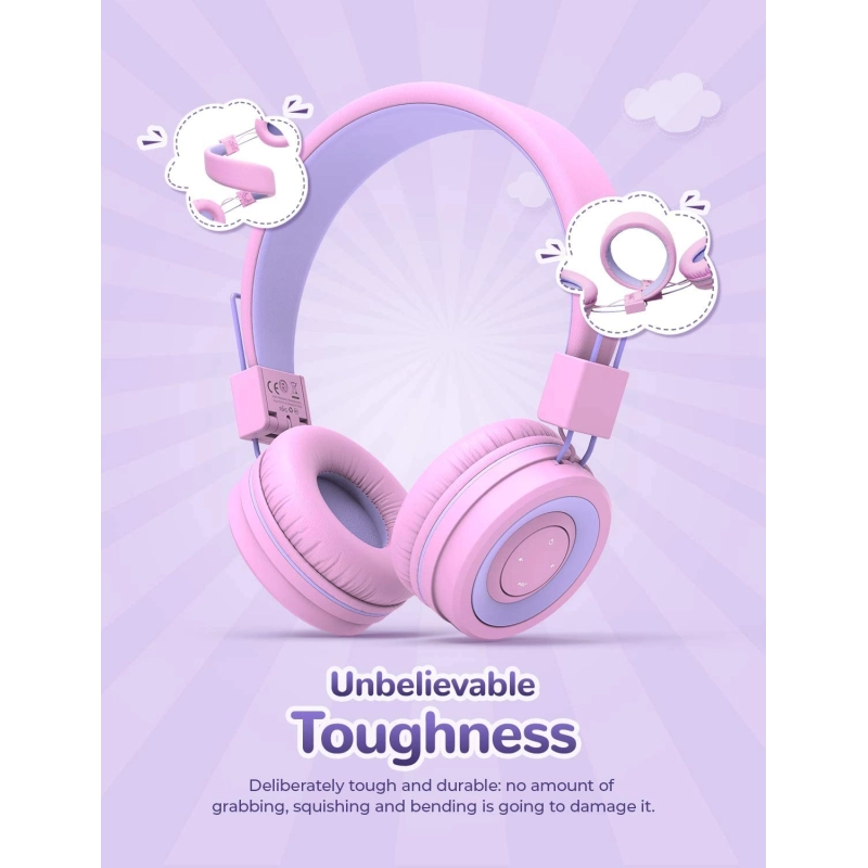 iClever Headphones for Girls, Kids Wireless Bluetooth Headphones 