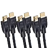 AmazonBasics 3-Feet High-Speed HDMI 2.0 Cable, Pack of 3 (Black) AmazonBasics 3-Feet High-Speed HDMI 2.0 Cable, Pack of 3 (Black)