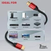 Honeywell 8K Ultra High Speed HDMI Ver 2.1 Cable with ethernet-2M Honeywell 8K Ultra High Speed HDMI Ver 2.1 Cable with ethernet-2M