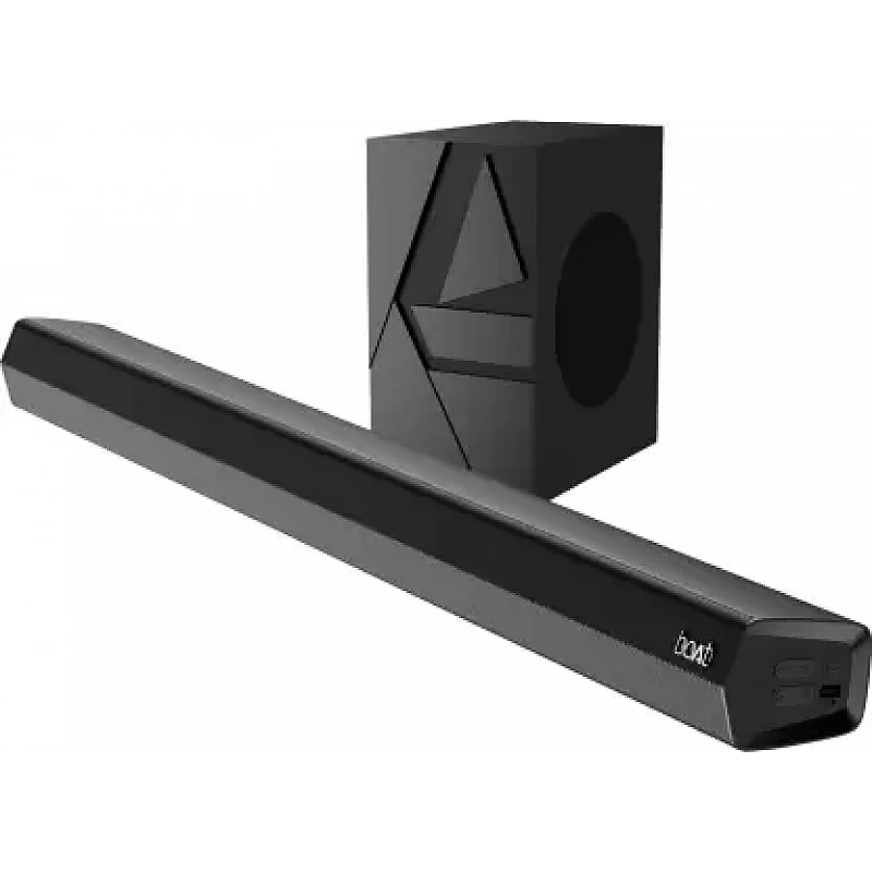 boAt Aavante Bar Thump with Wired Subwoofer, RMS 200 W Bluetooth Soundbar (Carbon Black, 2.1 Channel) boAt Aavante Bar Thump with Wired Subwoofer, RMS 200 W Bluetooth Soundbar (Carbon Black, 2.1 Channel)