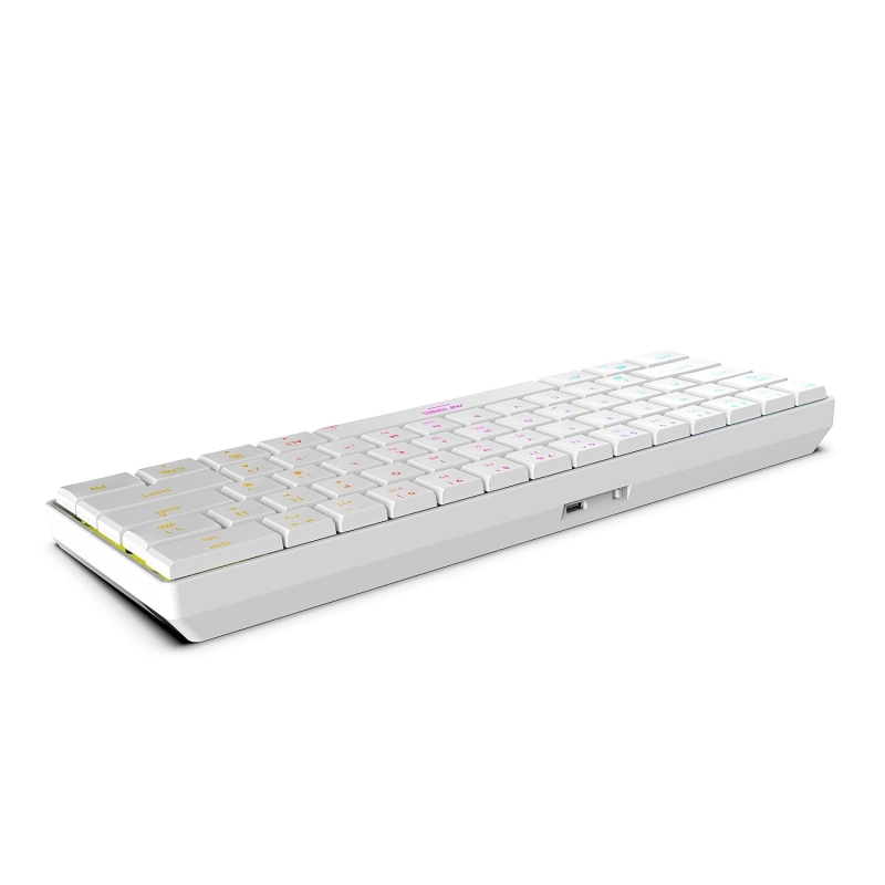 Ant Esports MK1500 Mini 60% Pro RGB Wireless Gaming Keyboard White Ant Esports MK1500 Mini 60% Pro RGB Wireless Gaming Keyboard White