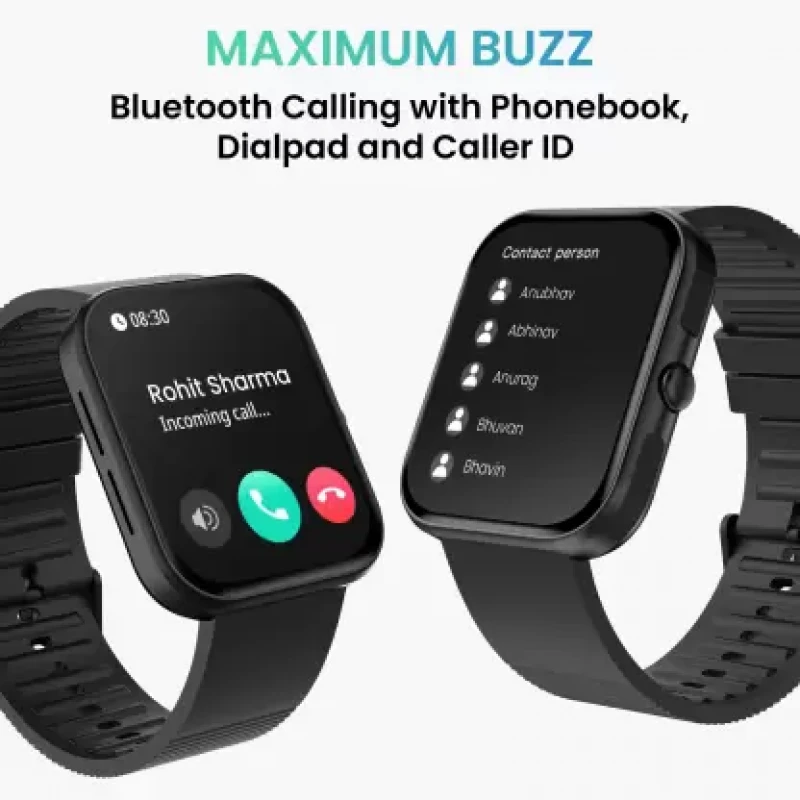 TAGG Verve Max Buzz 1.81inch High Res Display, Bluetooth Calling, Password Protection Smartwatch (Black Strap, 1.81) TAGG Verve Max Buzz 1.81inch High Res Display, Bluetooth Calling, Password Protection Smartwatch (Black Strap, 1.81)