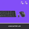 Logitech MK215 Wireless Keyboard and Mouse Combo for Windows, 2.4 GHz Wireless Black Logitech MK215 Wireless Keyboard and Mouse Combo for Windows, 2.4 GHz Wireless Black