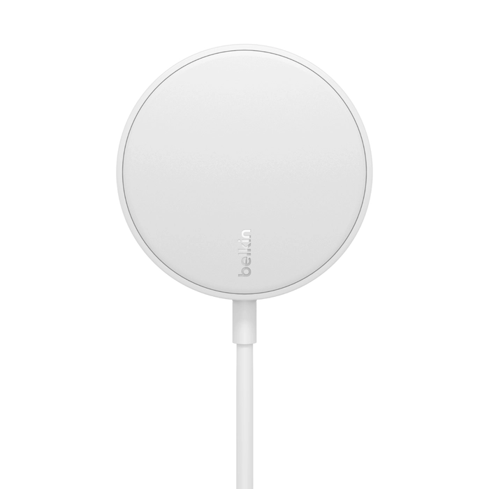 Belkin Magnetic Wireless Charger (Power Supply Not Included) Compatible with MagSafe with 6W) White