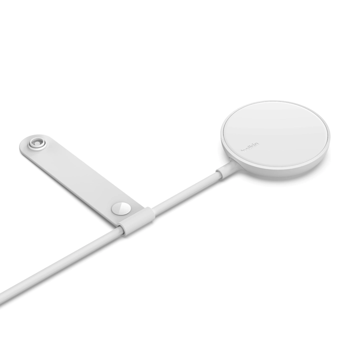 Belkin Magnetic Wireless Charger (Power Supply Not Included) Compatible with MagSafe with 6W) White