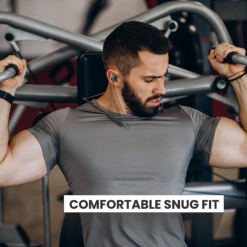 Zebronics Zeb Yoga 101 (Black) Wireless Neckband Earphone with 10mm Neodymium Driver, Dual Pairing Zebronics Zeb Yoga 101 (Black) Wireless Neckband Earphone with 10mm Neodymium Driver, Dual Pairing