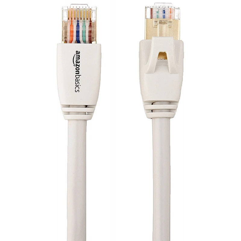 Amazon Basics HL-007286 RJ45 Cat7 Network Ethernet Patch/LAN Cable for Security Camera 3-Feet Amazon Basics HL-007286 RJ45 Cat7 Network Ethernet Patch/LAN Cable for Security Camera 3-Feet