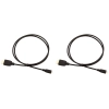 amazon basics Hl-007331 High-Speed Micro-Hdmi (Not Micro-Usb) To Hdmi Cable - 3 Feet (2-Pack) (Latest Standard)  Black