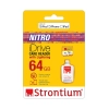 Strontium Nitro iDrive Card Reader (White, with Strontium Nitro 64GB UHS-I Class 10 MicroSD Card 