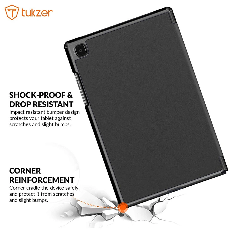 Tukzer Case Cover for Samsung Galaxy Tab A7 10.4"Ultra Slim Microfibre Lining, Lightweight Hard Back Trifold Smart Stand Flip Folio Tukzer Case Cover for Samsung Galaxy Tab A7 10.4"Ultra Slim Microfibre Lining, Lightweight Hard Back Trifold Smart Stand Flip Folio