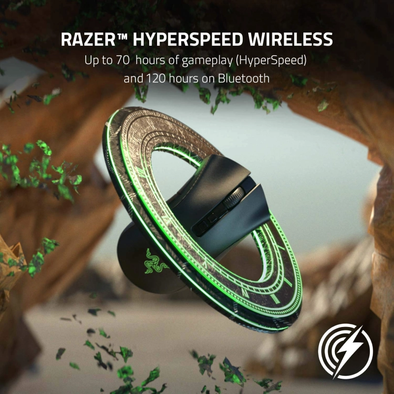 Razer DeathAdder V2 Pro Ergonomic Wireless Gaming Mouse I 20,000 DPI Optical Sensor with Chroma RGB Lighting - RZ01-03350100-R3A1 Razer DeathAdder V2 Pro Ergonomic Wireless Gaming Mouse I 20,000 DPI Optical Sensor with Chroma RGB Lighting - RZ01-03350100-R3A1