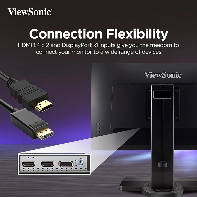 ViewSonic XG2405 (24 Inch) Full HD LED 1080p, 1ms IPS Panel Frameless Gaming Monitor ViewSonic XG2405 (24 Inch) Full HD LED 1080p, 1ms IPS Panel Frameless Gaming Monitor