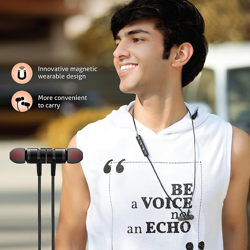 Envent LiveTune 500 Wireless Bluetooth Earphone with Magnetic Locking Design (Black) Envent LiveTune 500 Wireless Bluetooth Earphone with Magnetic Locking Design (Black)