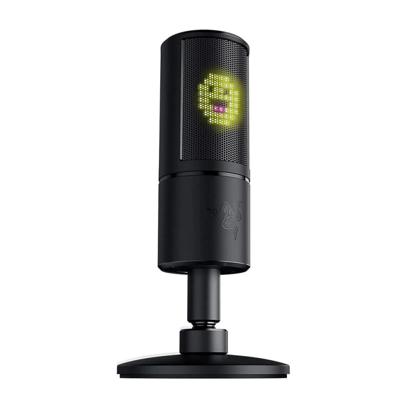 Razer Seiren Emote Streaming Microphone 8-Bit Emoticon LED Display Razer Seiren Emote Streaming Microphone 8-Bit Emoticon LED Display