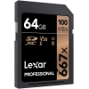 Lexar Professional 667X 64GB SDXC UHS-I/U3 Card 