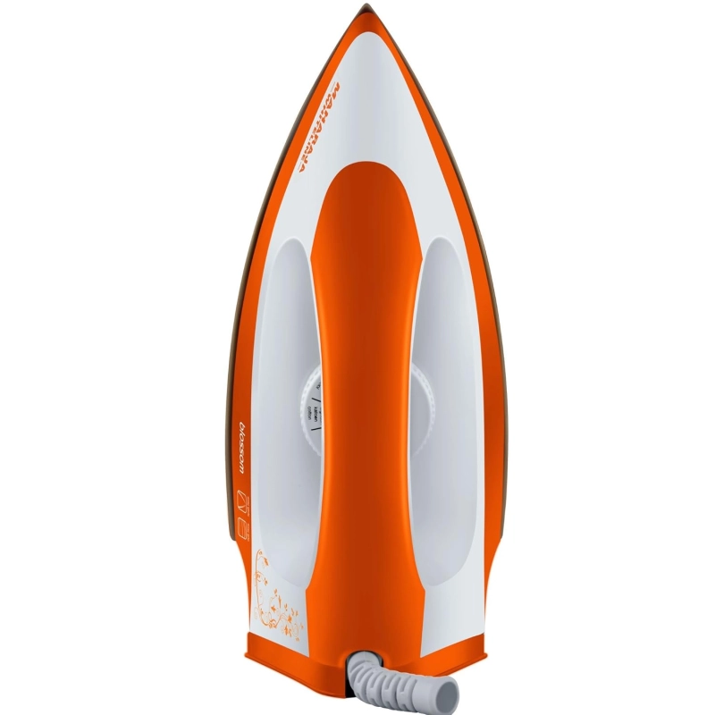 Maharaja Whiteline Blossom DI-114 1000-Watt Dry Iron (Saffron/White) Maharaja Whiteline Blossom DI-114 1000-Watt Dry Iron (Saffron/White)