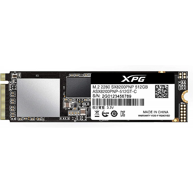 Adata XPG SX8200 Pro 3D NAND 512GB Solid State Drive Adata XPG SX8200 Pro 3D NAND 512GB Solid State Drive