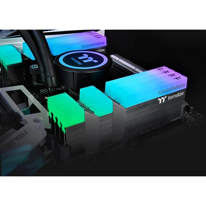 Thermaltake TOUGHRAM RGB 16GB (8GB x 2) 3000 MHz DDR4 Desktop Gaming Memory (R009D408GX2-3000C16B) Thermaltake TOUGHRAM RGB 16GB (8GB x 2) 3000 MHz DDR4 Desktop Gaming Memory (R009D408GX2-3000C16B)
