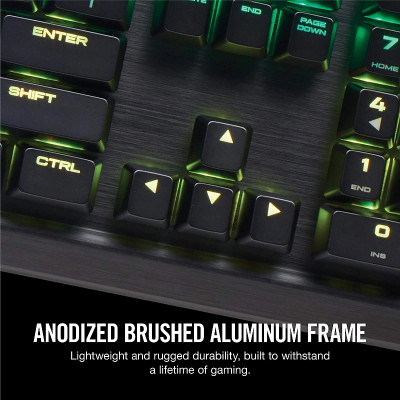 CORSAIR K70 RGB MK.2 RAPIDFIRE Mechanical Gaming Keyboard Cherry MX Speed - RGB LED Backlit CORSAIR K70 RGB MK.2 RAPIDFIRE Mechanical Gaming Keyboard Cherry MX Speed - RGB LED Backlit