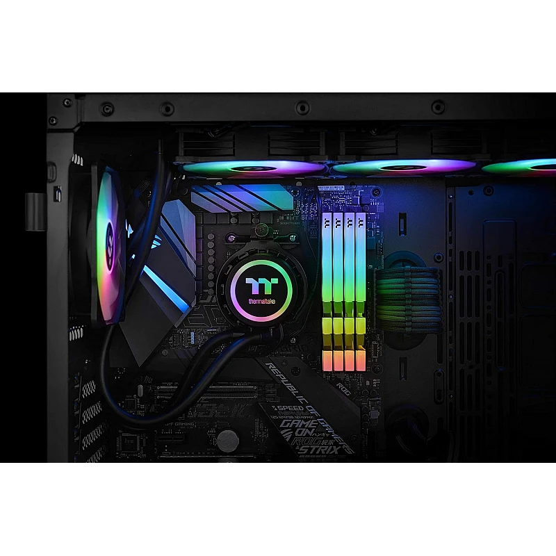Thermaltake TOUGHRAM RGB 16GB (8GB x 2) 3000 MHz DDR4 Desktop Gaming Memory (R009D408GX2-3000C16B) Thermaltake TOUGHRAM RGB 16GB (8GB x 2) 3000 MHz DDR4 Desktop Gaming Memory (R009D408GX2-3000C16B)