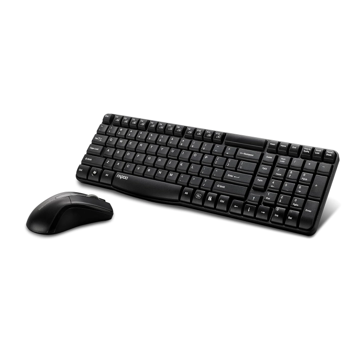 Rapoo X1800 Wireless Keyboard and Mouse Combo (Black)