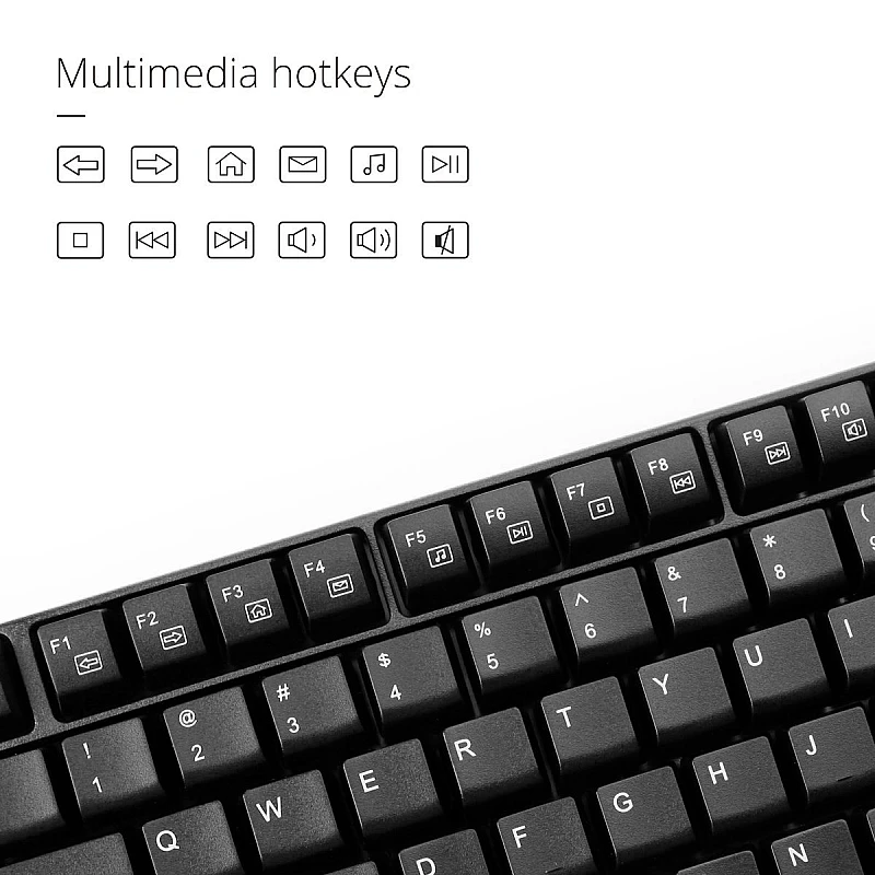 Rapoo X1800 Wireless Keyboard and Mouse Combo (Black) Rapoo X1800 Wireless Keyboard and Mouse Combo (Black)