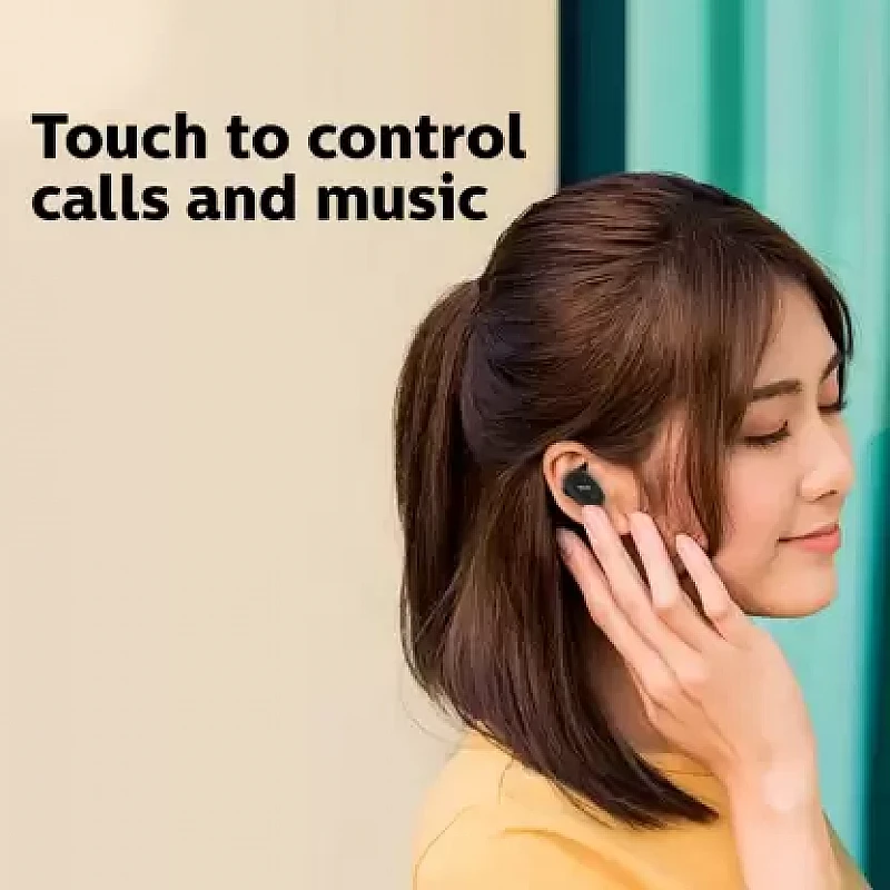 PHILIPS Upbeat TAT4205 Truly Wireless Bluetooth In Ear Earbuds with Mic (Black) PHILIPS Upbeat TAT4205 Truly Wireless Bluetooth In Ear Earbuds with Mic (Black)