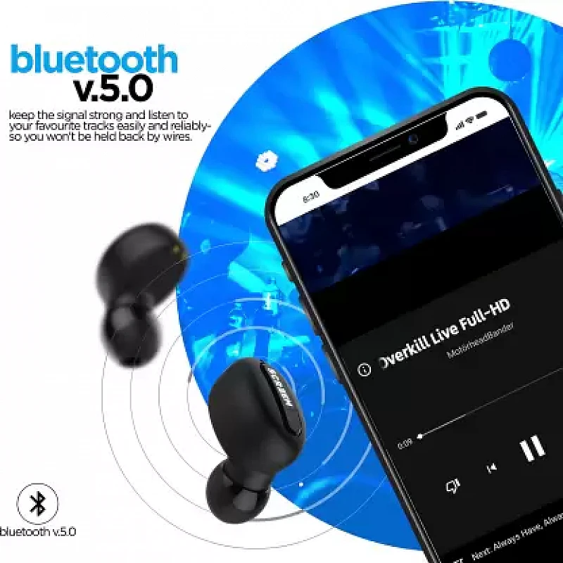 Screem Ibeza 3 Bluetooth Headset (Black, True Wireless) Screem Ibeza 3 Bluetooth Headset (Black, True Wireless)