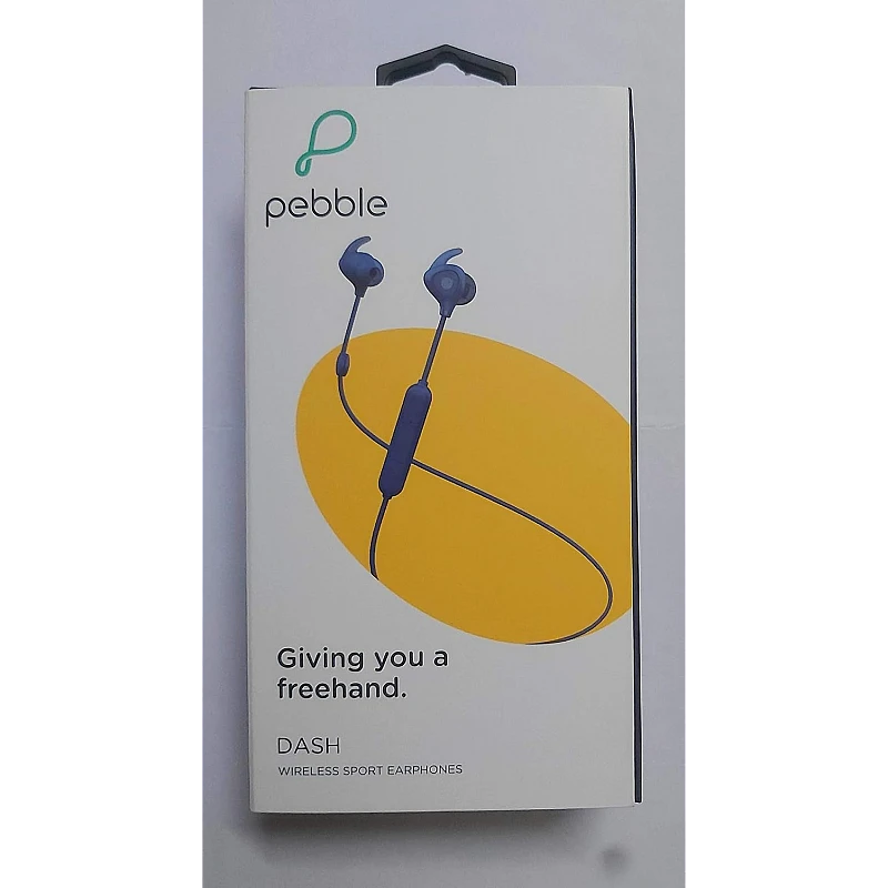 Pebble Dash Wireless Sport Earphones with Magnetic Earbuds and in-line Control (Blue) Pebble Dash Wireless Sport Earphones with Magnetic Earbuds and in-line Control (Blue)