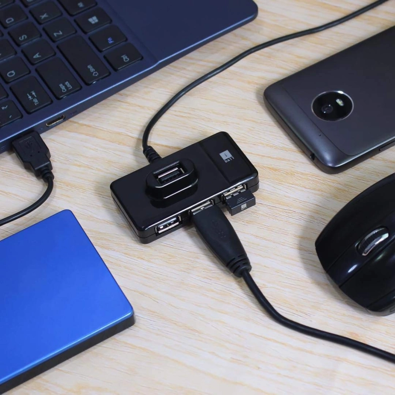iBall Piano 423 4 Port USB Hub (Black) iBall Piano 423 4 Port USB Hub (Black)