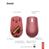 Lenovo 530 Wireless Mouse Ambidextrous, Ergonomic Mouse  (Cherry Red) 