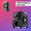 Zebronics Zeb-Sunshine 4.1 Multimedia Speaker with Bluetooth Supporting,USB,mSD,AUX,FM and Remote Control-(Black) Zebronics Zeb-Sunshine 4.1 Multimedia Speaker with Bluetooth Supporting,USB,mSD,AUX,FM and Remote Control-(Black)