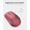 Lenovo 530 Wireless Mouse Ambidextrous, Ergonomic Mouse  (Cherry Red) 
